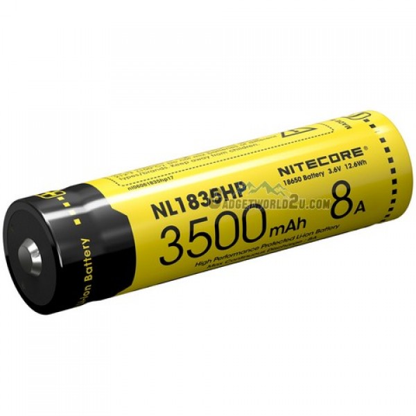 Nitecore 18650 3500mAh Li-ion Rechargeable Battery NL1835HP