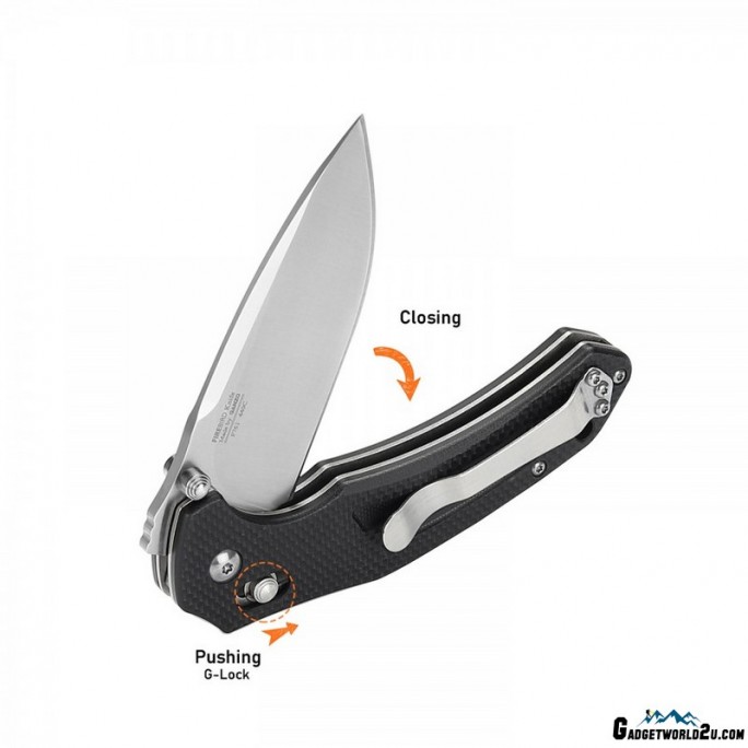 Ganzo Firebird F7611-BK Axis Lock Folding Knife