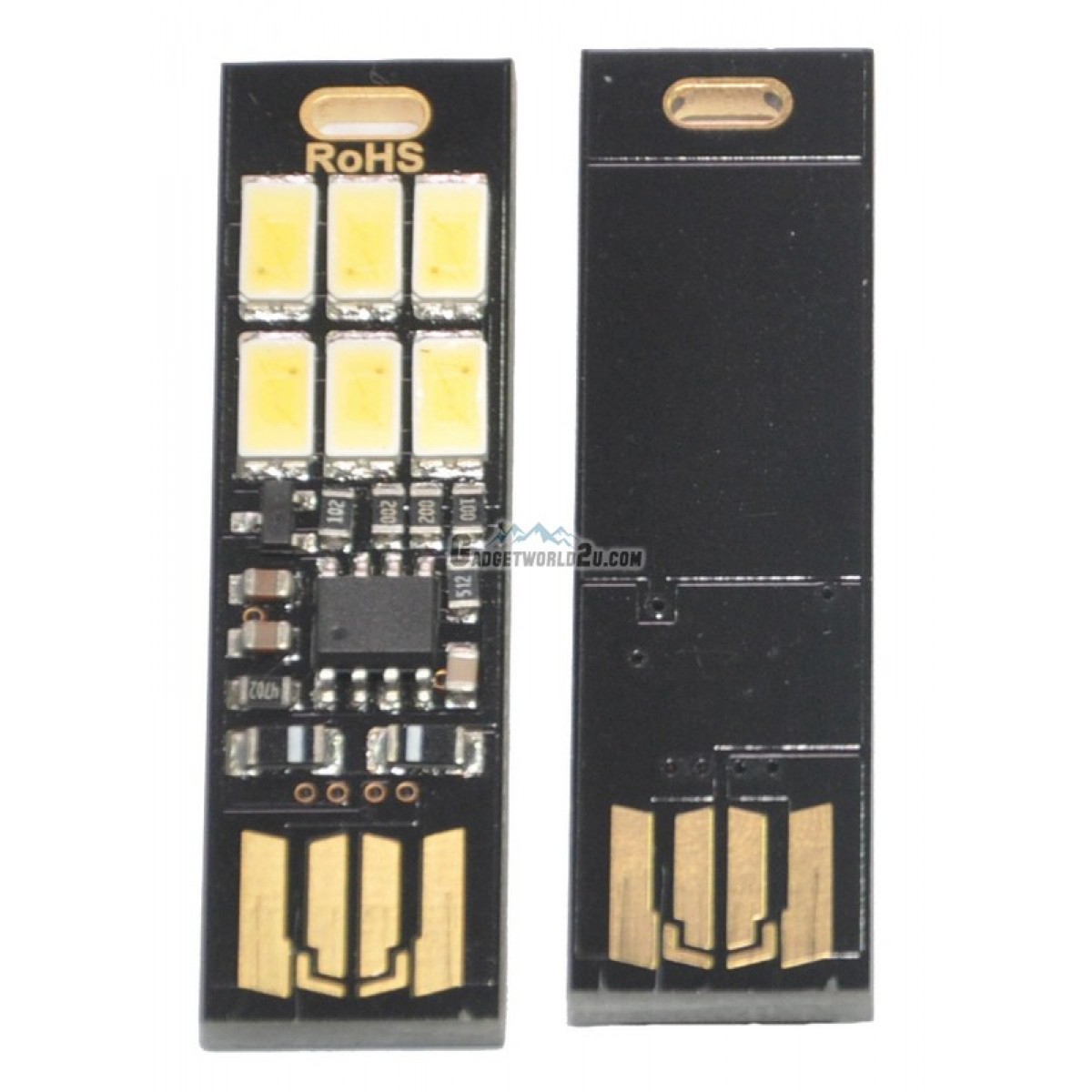 6 LED Cool White Portable USB Light Touch Dimmer Control