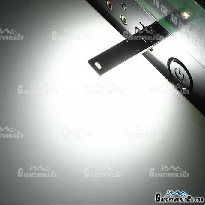 6 LED Cool White Portable USB Light Touch Dimmer Control