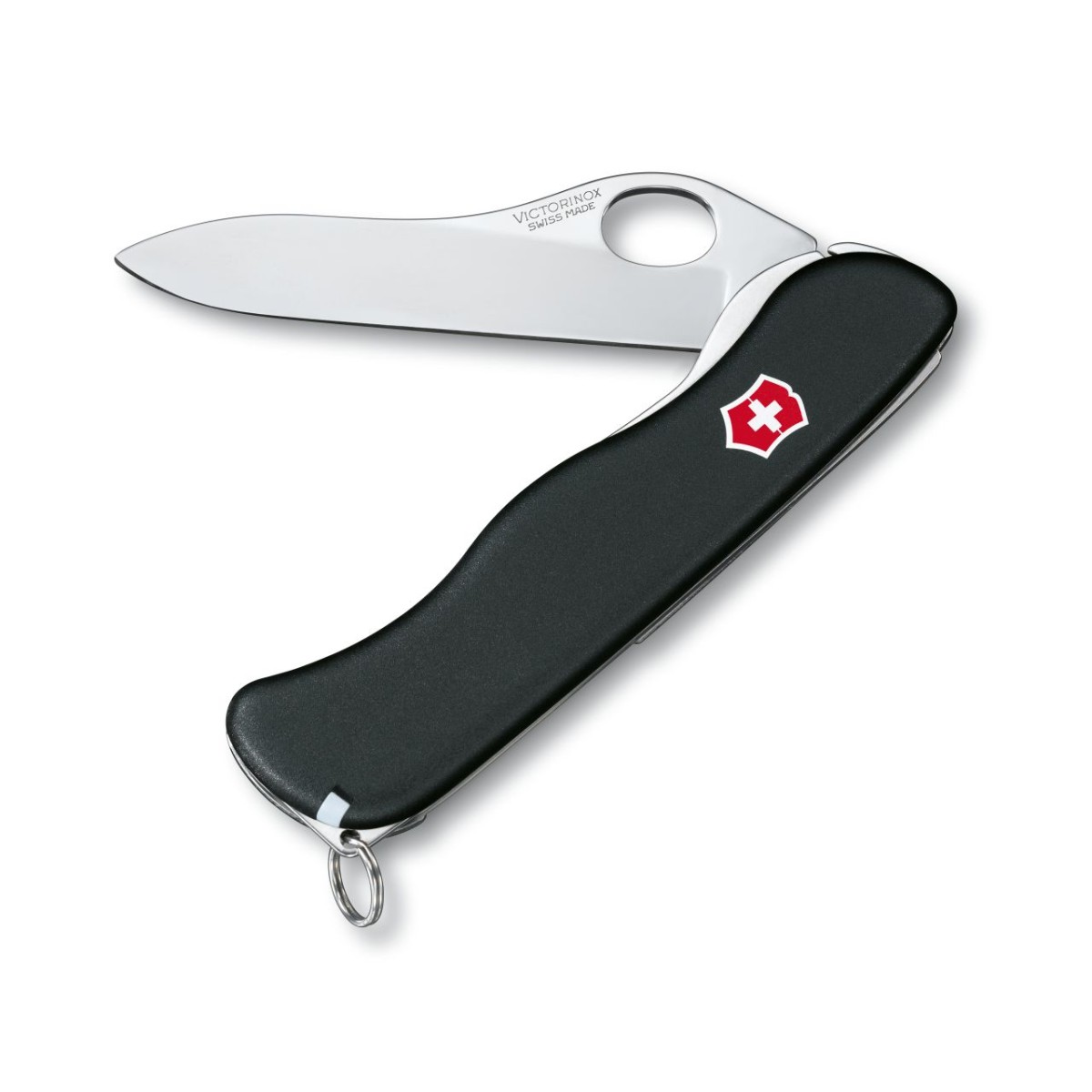 Victorinox Sentinel One Hand Black Folding Knife