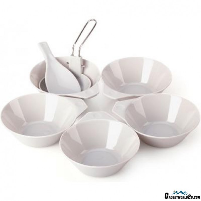 Kovea Cookware Hard 56 KSK-WH56 Hard Anodizing Coating Cookware for 5-6 Persons