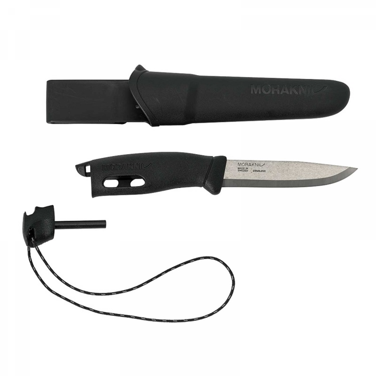 MoraKniv Companion Spark (S) Black Bushcraft Knife 13567