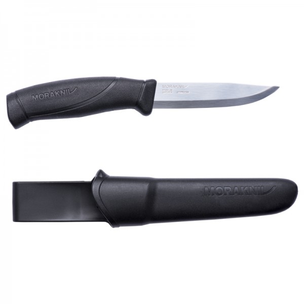 MoraKniv Companion (S) Black Outdoor Bushcraft Knife 12141