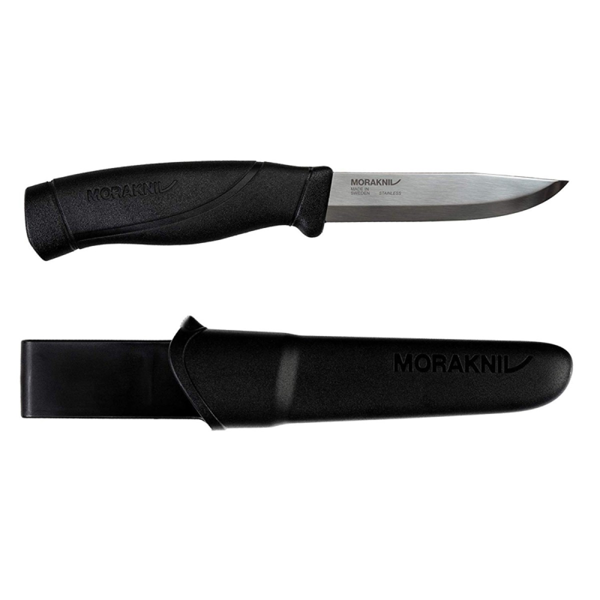 MoraKniv Companion Heavy Duty Black (S) Bushcraft Knife 13158