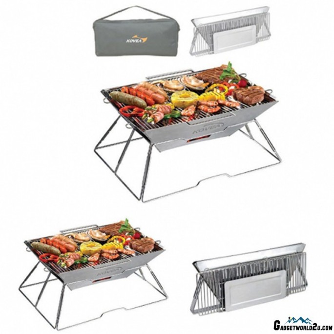 Kovea Magic II Upgrade Stainless BBQ KCG-0901 Cooking Camping Steel Grill