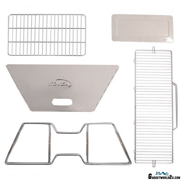 Kovea Magic II Upgrade Stainless BBQ KCG-0901 Cooking Camping Steel Grill