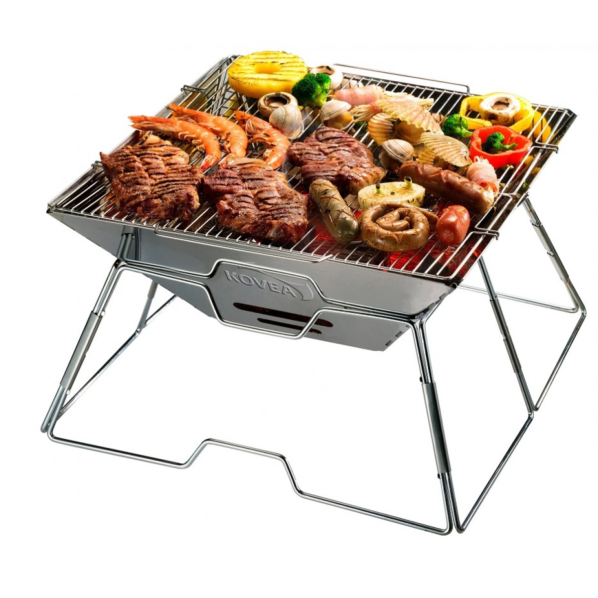 Kovea Magic III Upgrade Stainless BBQ KCG-1503 Cooking Camping Steel Grill