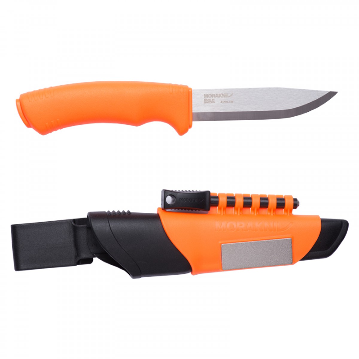 MoraKniv Bushcraft Survival Hi-Vis Orange (S) Outdoor Knife 12051