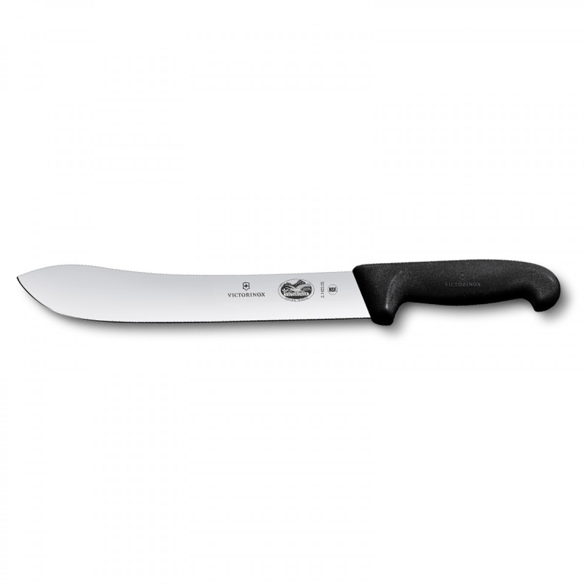 Victorinox Fibrox 25cm Wide Tip Curved Rigid Slaughter Butcher Knife 5.7403.25