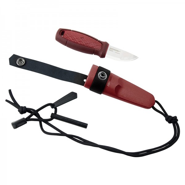 MoraKniv Eldris Red w Fire Kit (S) Outdoor Bushcraft Knife 12630