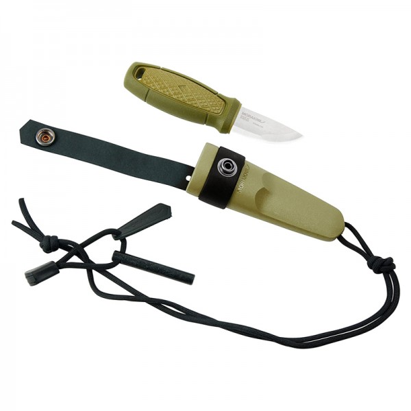 MoraKniv Eldris Green w Fire Kit (S) Outdoor Bushcraft Knife 12633