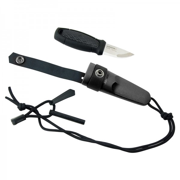 MoraKniv Eldris Black w Fire Kit (S) Outdoor Bushcraft Knife 12629