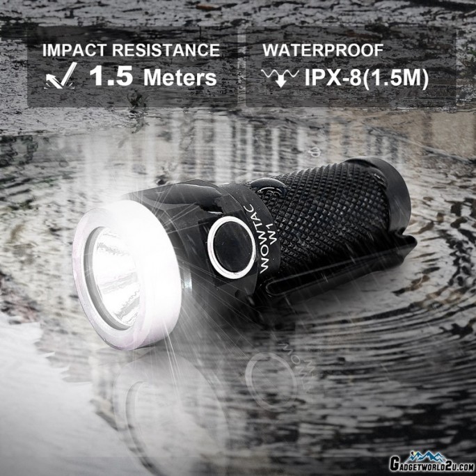 WOWTAC W1 CREE XP-G2 CW LED 562L Rechargeable Flashlight
