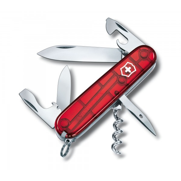 Victorinox Spartan Trans Red Trans Multitool Pocket Knife 1.3603.TB1