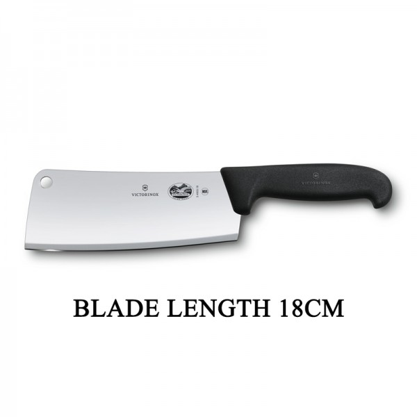 Victorinox Fibrox 18cm Kitchen Cleaver Butcher Fish Vegetable Knife 5.4003.18