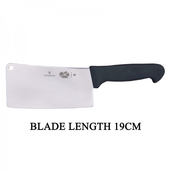Victorinox Fibrox 19cm Kitchen Cleaver Butcher Fish Vegetable Knife 5.4003.19
