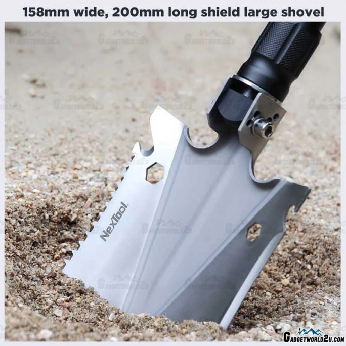 NexTool 14 In 1 Multifunctional Shovel Spade Camping Survival Tools KT5524