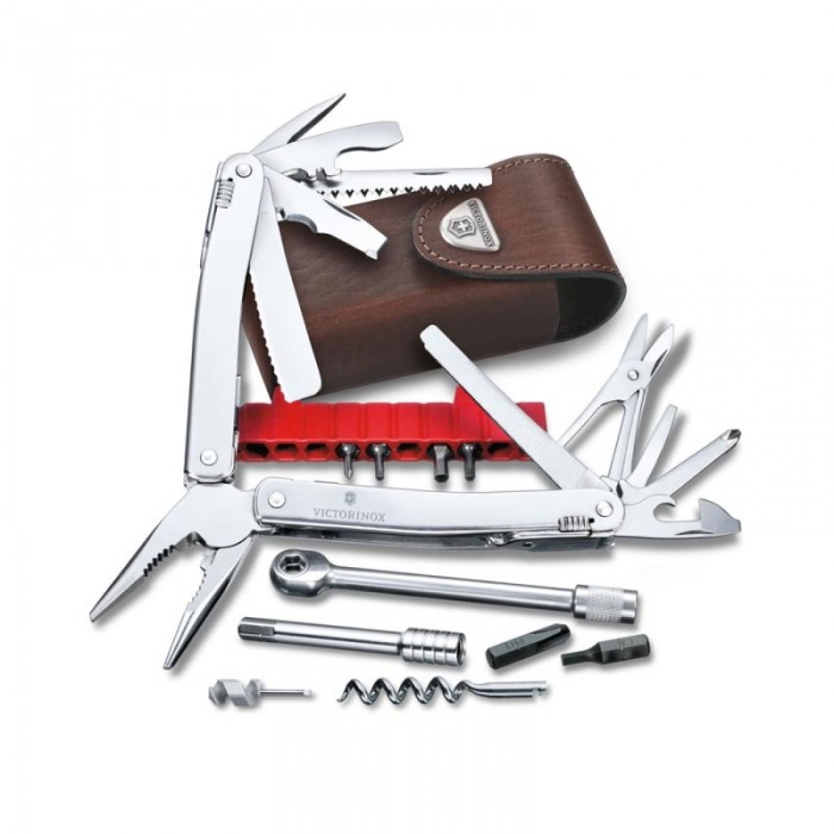 Victorinox Swisstool Spirit Plus Multitool Plier w Leather Pouch
