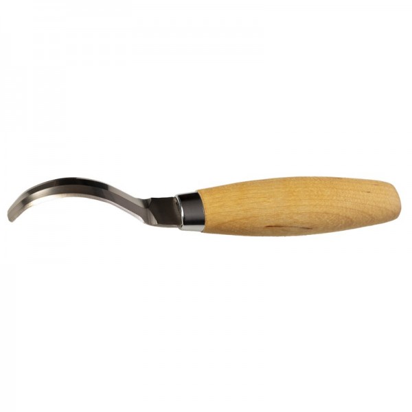 MoraKniv Hook Knife 163 Double Edge Craft Carving Knife (S) w Leather Sheath 13387