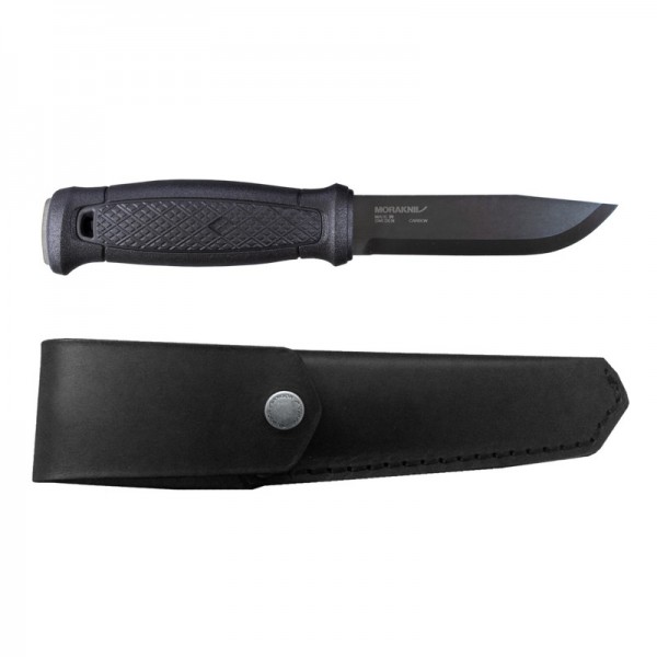 MoraKniv Garberg BlackBlade Leather Sheath (C) Bushcraft Knife 13100