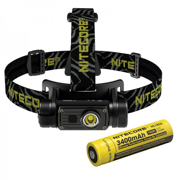 Nitecore HC60 V2 OSRAM P9 Cool White LED 1200 Lumens Headlamp w Battery