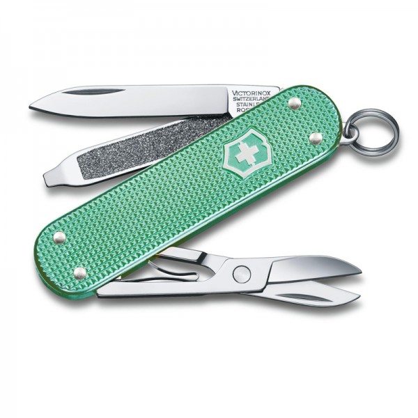 Victorinox Classic Alox Minty Mint Multitool Pocket Knife 0.6221.221G