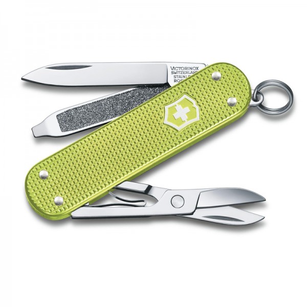 Victorinox Classic Alox Lime Twist Multitool Pocket Knife 0.6221.241G