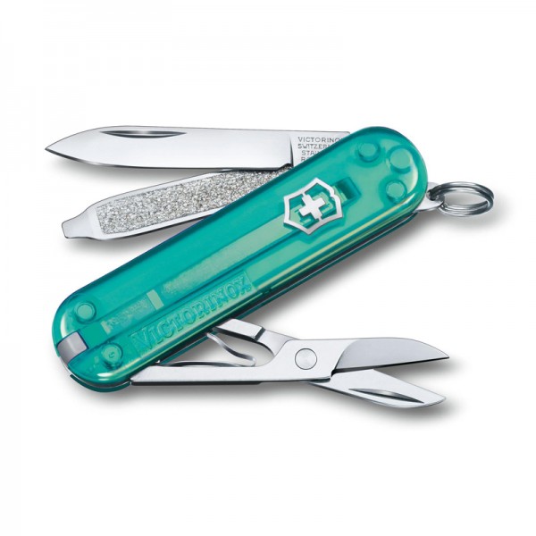 Victorinox Classic SD Tropical Surf Transparent Teal Multitool 0.6223.T24G