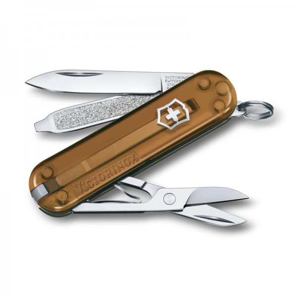 Victorinox Classic SD Chocolate Fudge Transparent Brown Multitool 0.6223.T55G