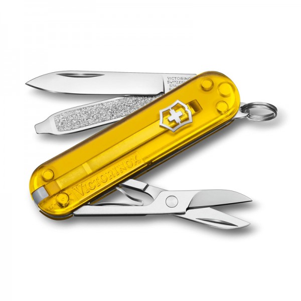 Victorinox Classic SD Tuscan Sun Transparent Yellow Multitool 0.6223.T81G