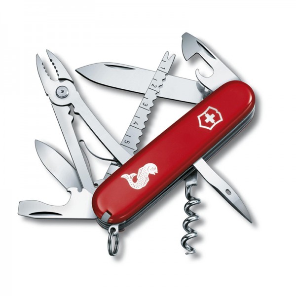 Victorinox Angler Red Fishing Pocket Knife Multitool 1.3653.72