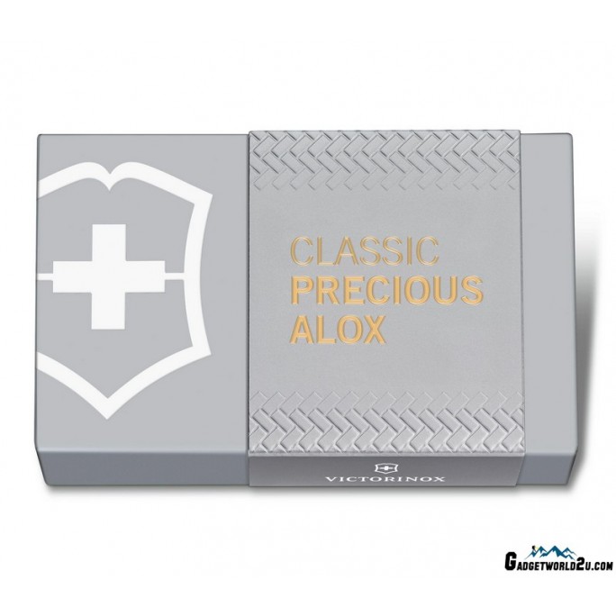 Victorinox Classic Precious Alox Brass Gold Multitool 0.6221.408G