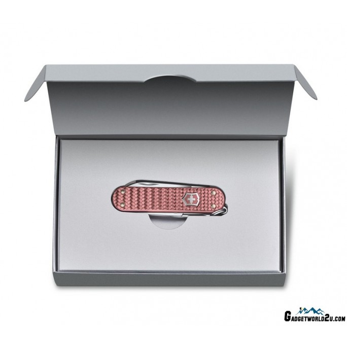 Victorinox Classic Precious Alox Gentle Rose Multitool 0.6221.405G