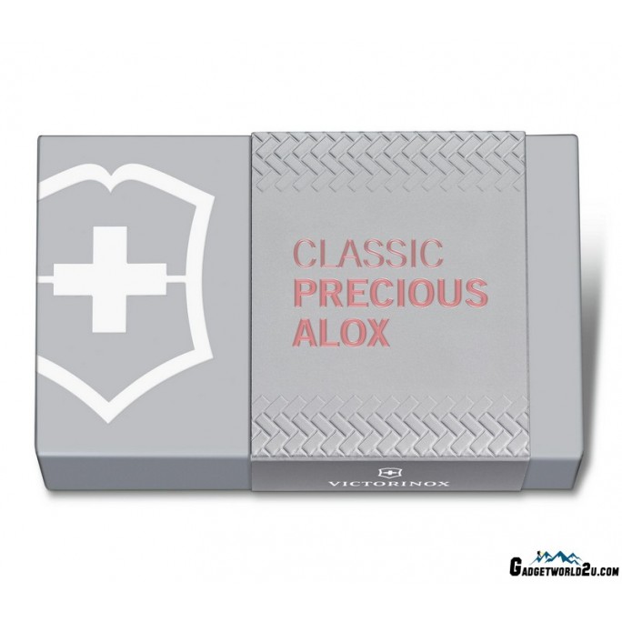 Victorinox Classic Precious Alox Gentle Rose Multitool 0.6221.405G