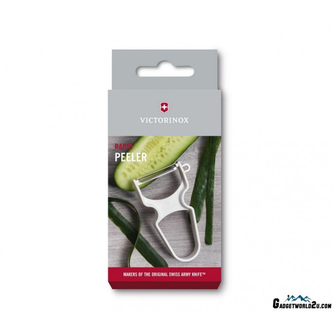 Victorinox Rapid Peeler White Straight Edge Kitchen Fruit Vegetable Peeler 6.0930