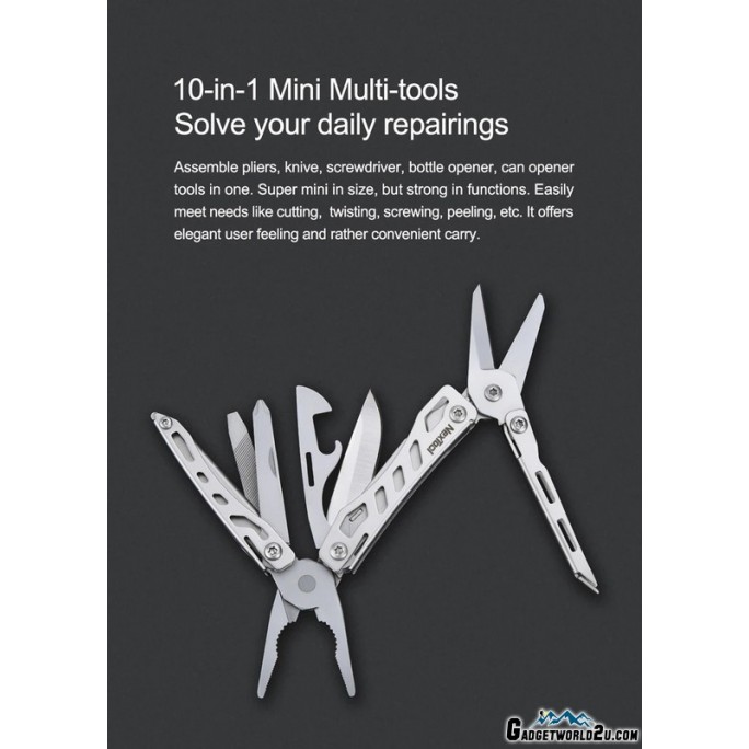 NexTool Mini Flagship EDC 10-in-1 Multitool Pliers Knife Wire Cutter KT5022 