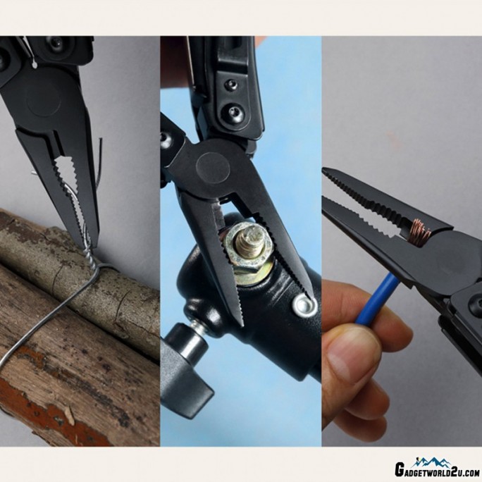 NexTool Multi Functional EDC 10-in-1 Multitool Pliers Knife Scissors NE0123