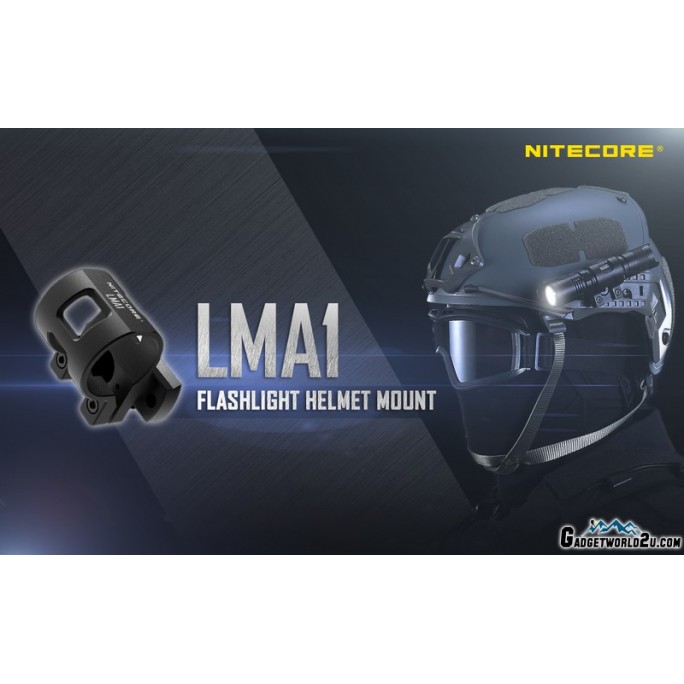 Nitecore LMA1 Ops-Core ARC Rail Rotary Helmet Mount for Flashlight