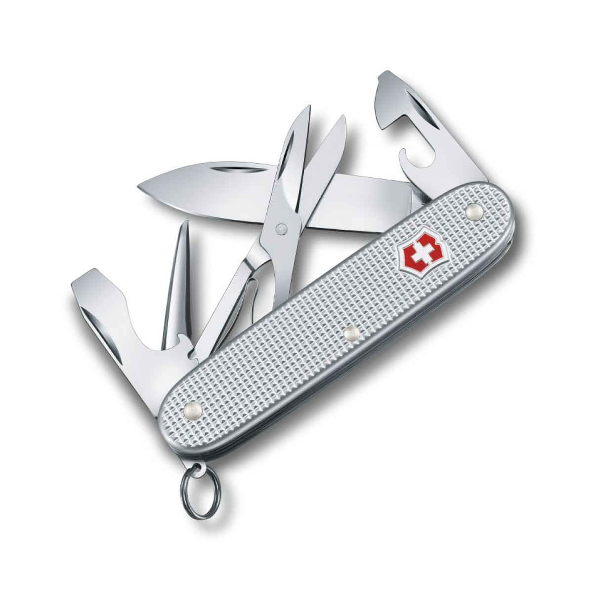 Victorinox Pioneer X Alox Silver Multitool Pocket Knife 0.8231.26