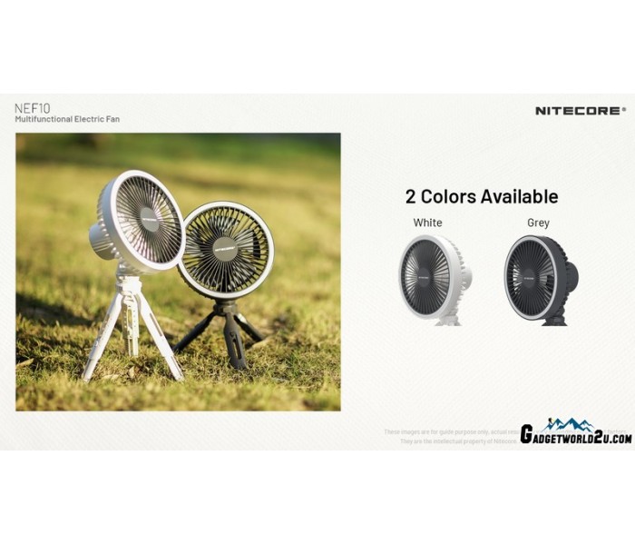 Nitecore NEF10 Multipurpose Portable Fan Builtin 10,000mAh Powerbank