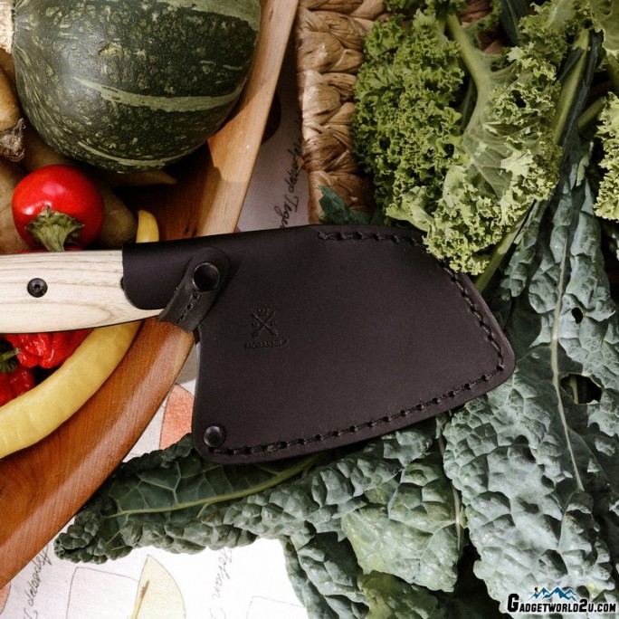 MoraKniv Rombo BlackBlade (S) Ash Wood Outdoor Cooking Knife 14086