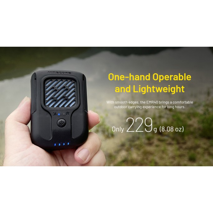 Nitecore EMR40 Portable Rechargeable Electronic Mosquito Repeller MOLLE SYSTEM Compatible