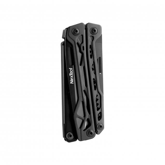 NexTool 11-in-1 + 10 Bits Black Knight NE20151 Steel Full Size Pliers Scissors Multifunctional Multitool