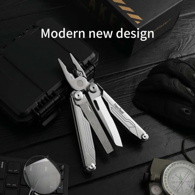 NexTool 19-in-1 Flagship Captain NE20214 Steel Full Size Pliers Multifunctional Multitool