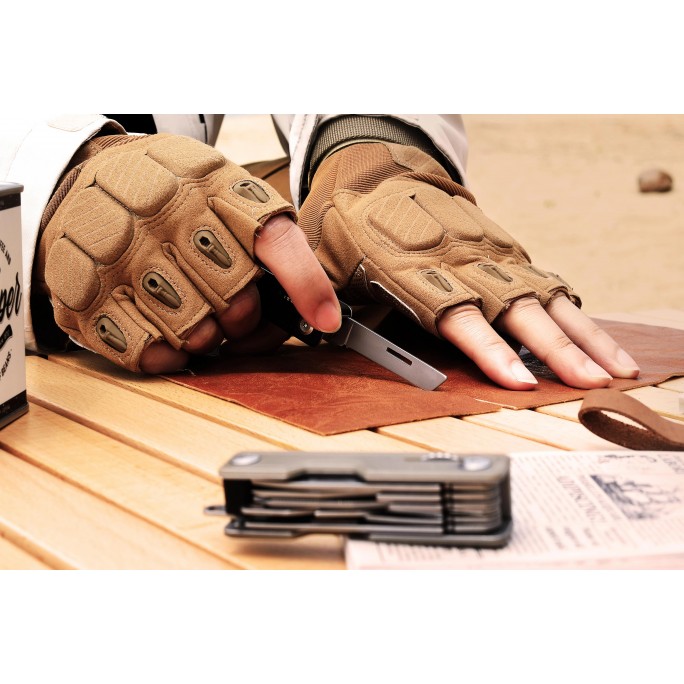 NexTool 10-in-1 Multifunctional Knife NE20098 (Olive Drab) Pocket Size Multitool