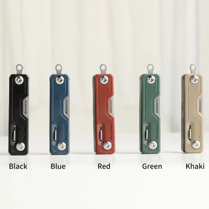 NexTool 10-in-1 Multifunctional Knife NE20098 (Olive Drab) Pocket Size Multitool
