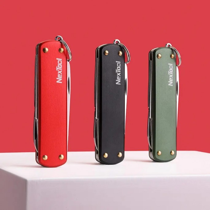 NexTool 5-in-1 Multifunctional Knife NE0141 (Black) Pocket Size Multitool