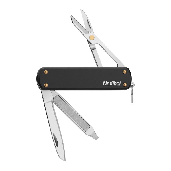 NexTool 5-in-1 Multifunctional Knife NE0141 (Black) Pocket Size Multitool