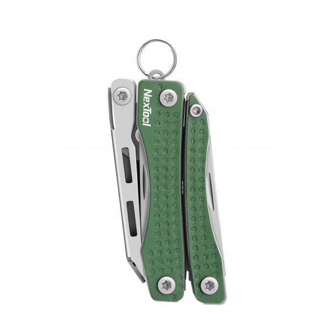 NexTool 11-in-1 Mini Flagship NE20050 (Green) Steel Full Size Pliers Scissors Multifunctional Multitool